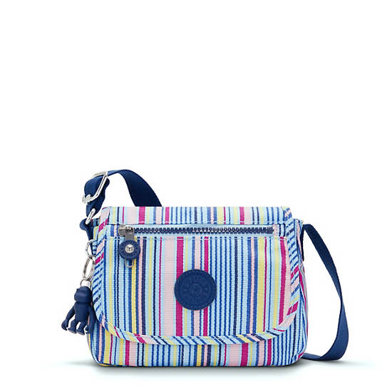 Kipling Sabian Classic Printed Crossbody Mini Bag Resort Stripes | CA 1340PJ